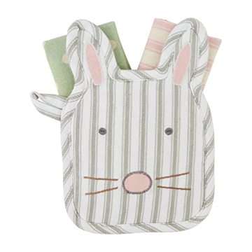 Mud Pie Bunny Pot Holder & Towel Set - Adorable Easter Kitchen Essentials
