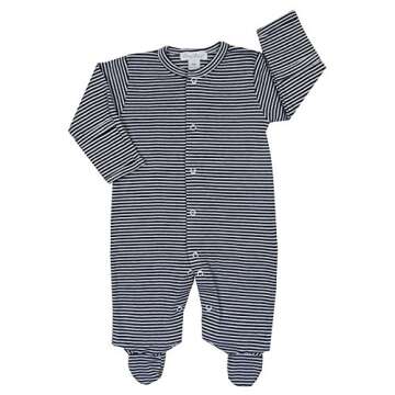 Kissy Kissy - Essentials Stripe Footie - Grey
