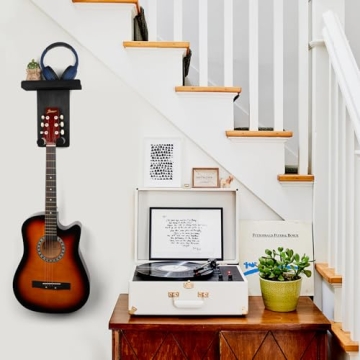 Keebofly Guitar Wall Mount - Rustic Design for Any Guitar