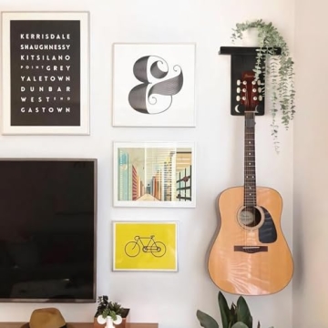 Keebofly Guitar Wall Mount - Rustic Design for Any Guitar