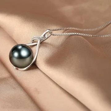 Tahitian Black Pearl Necklace for Her Stunning Gift