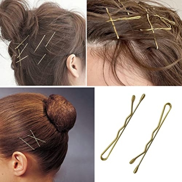 YINGFENG 220 Mini Wavy Bobby Pins for All Hair Types