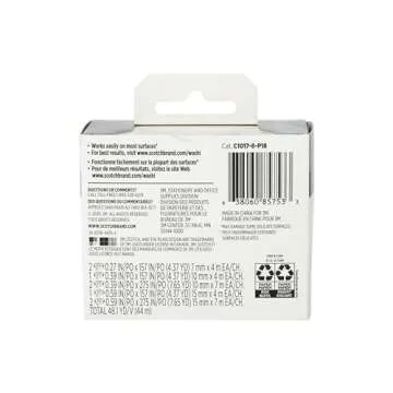 Scotch Washi Tape, Solid Earth Design, 8 Rolls, Great for Bullet Journaling, Scrapbooking and DIY Décor (C1017-8-SOL3)