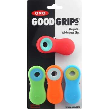 OXO Good Grips All-Purpose Magnetic Clips - 4 Pc Assorted