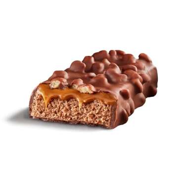 FULFIL Protein Snack Bars, Chocolate Salted Caramel, 15g Protein, Pantry Staples, 12 Count