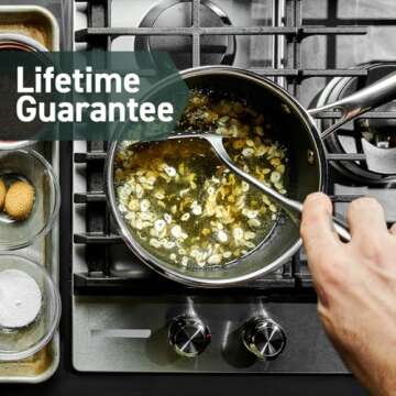 HexClad 2-Quart Nonstick Saucepan with Glass Lid