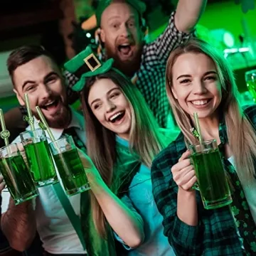 Reusable Cactus Glass Straws Set for Eco-Friendly Sipping