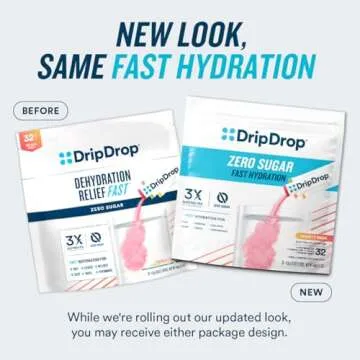 DripDrop Hydration Lemon Lime - Zero Sugar Electrolyte Packets