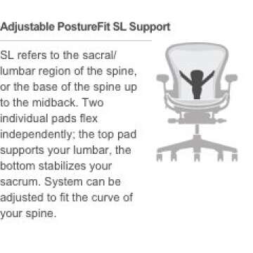 Herman Miller Aeron Ergonomic Chair - Size C, Graphite