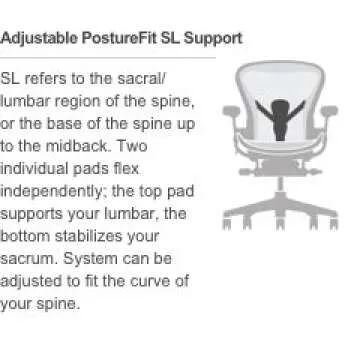 Herman Miller Aeron Ergonomic Chair - Size C, Graphite