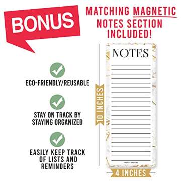 Stylish Magnetic Dry Erase Calendar for Fridge & Wall