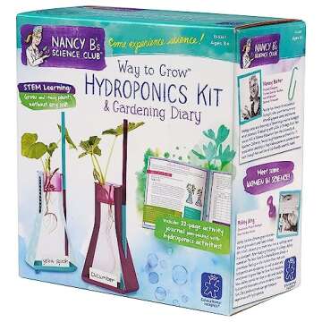 Educational Insights Nancy B's Science Club Way to Grow Hydroponics Kit & Gardening Diary