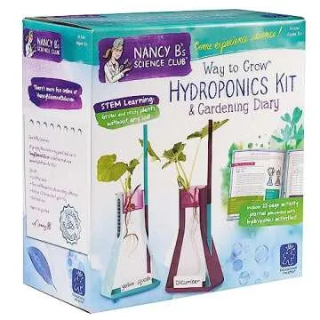 Educational Insights Nancy B's Science Club Way to Grow Hydroponics Kit & Gardening Diary