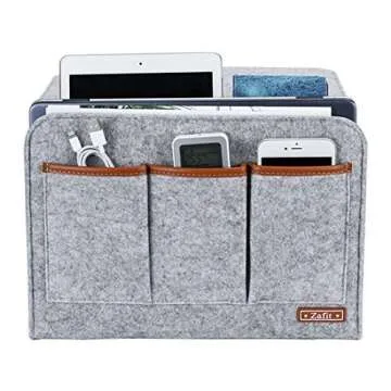 Zafit Bedside Caddy - Large Size Organizer with 6 Pockets for Easy Access