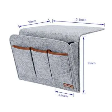 Zafit Bedside Caddy with 6 Pockets for Smart Storage