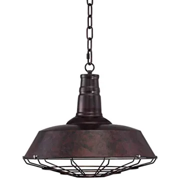 Franklin Iron Works Tiedra Pendant Light 18" Rustic Style Fixture
