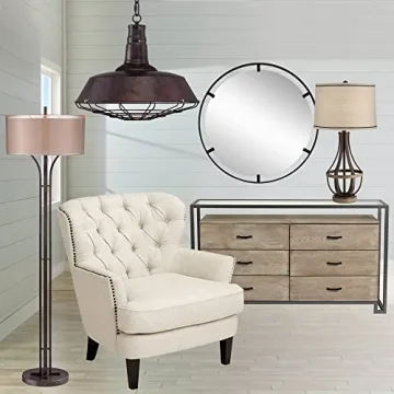 Franklin Iron Works Tiedra Pendant Light 18" Rustic Style Fixture