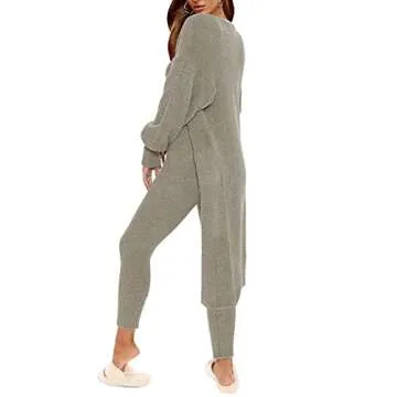 Shop Fixmatti Fuzzy 3 Piece Pajamas Sets for Women