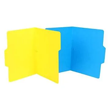 Find It All Tab Letter Size Interior File Folders, Letter Size, Third Cut, Back to School Supplies for College Students, Assorted Neon Colors, 18 Pack (FT07628)