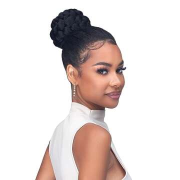 Bobbi Boss Human Hair Blend Tress Up Miss Origin Ponytail Hand-Braided MOD060 Box Braid 40 (1)