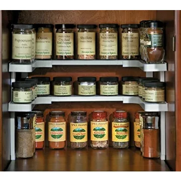 Spicy Shelf Spice Rack: Stackable & Adjustable Organizer