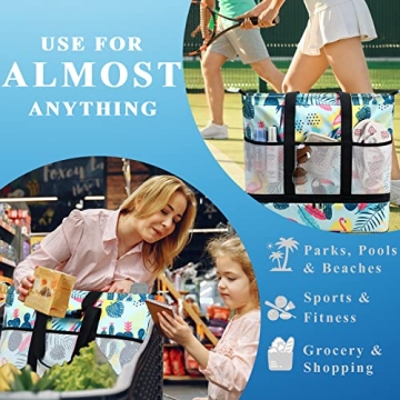 Large Waterproof Beach Bag with Cooler for Women