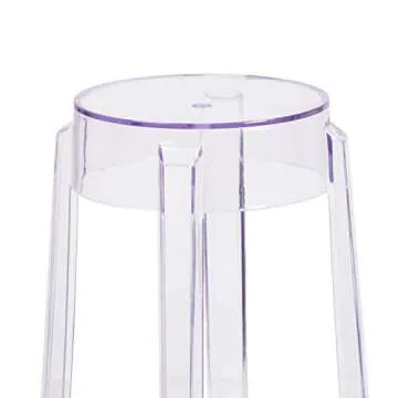 Flash Furniture Ghost Counter Height Stool for Kitchen