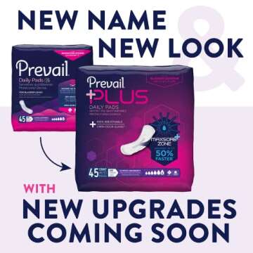 Prevail Plus Incontinence Bladder Control Pads 90 Count