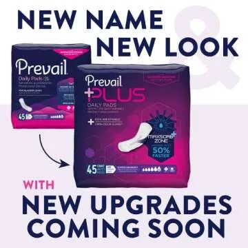 Prevail Plus Incontinence Bladder Control Pads 90 Count