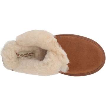 Koolaburra by UGG Women's Milo Scuff Slipper, Chestnut, 10 M US