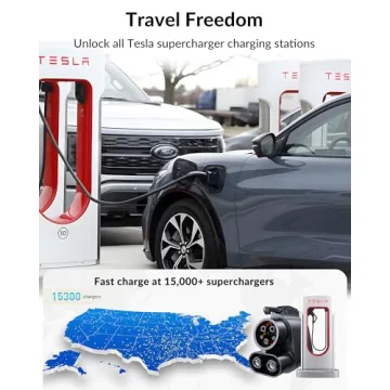 Tesla Supercharger to CCS1 Adapter for Ford & Rivian EVs