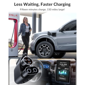Tesla Supercharger to CCS1 Adapter for Ford & Rivian EVs