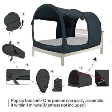 Bed Tent Dream Tents for Indoor Privacy Canopy Shelter