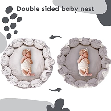 5-in-1 Thick Plush Baby Play Gym for Infant