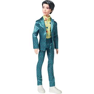 Mattel BTS 11-in RM Fashion Doll, Based on Bangtan Boys Global Boy Band, Highly Articulated Figure, ...