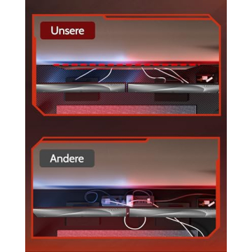 CubiCubi 40 Inch Gaming Desk Stylish & Sturdy Design