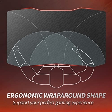 CubiCubi 40 Inch Gaming Desk Stylish & Sturdy Design