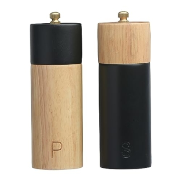 Bloomingville Two-Tone Rubber Salt and Pepper Mills