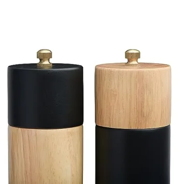 Bloomingville Two-Tone Rubber Salt and Pepper Mills