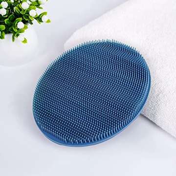 Gentle Silicone Body Brush for All Skin Types - Exfoliating