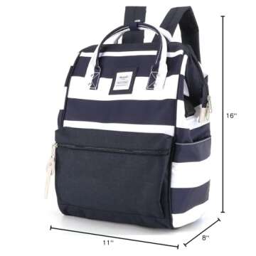 Stylish Himawari Travel Backpack with USB Charging