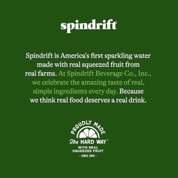 Spindrift Sparkling Water, Berry Belli-no Flavor - 24 Pack