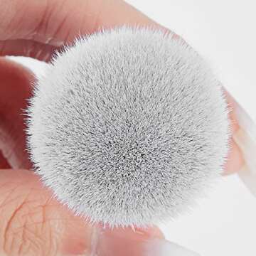 DIFFUNY Double Ended Makeup Brush | Kabuki Foundation Brushes for Liquid Makeup | Dual Sided Kabuki ...