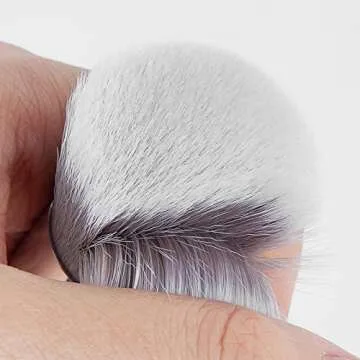 DIFFUNY Double Ended Makeup Brush - Kabuki & Blending Brush