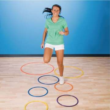 19" Spectrum Agility Rings – Versatile Training Set of 6