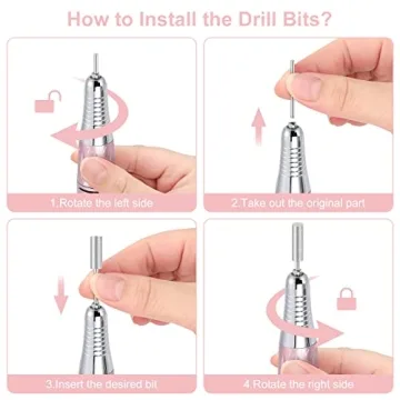 Rechargeable Nail Drill 35000RPM Electric E-File for Nails