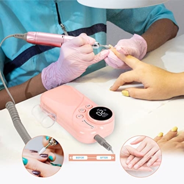 Rechargeable Nail Drill 35000RPM Electric E-File for Nails