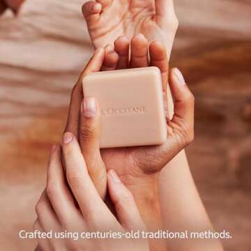 L'OCCITANE Shea Butter Extra-Gentle Solid Hand & Body Soap: Citrusy Shea Verbena, Relaxing Shea Lavender, Shea Milk, Vegetable Based, Artisanal, Vegan