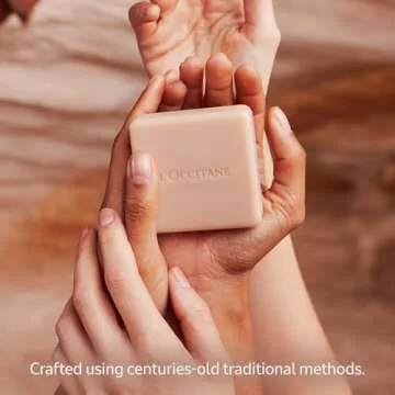 L'OCCITANE Shea Butter Extra-Gentle Solid Hand & Body Soap: Citrusy Shea Verbena, Relaxing Shea Lavender, Shea Milk, Vegetable Based, Artisanal, Vegan