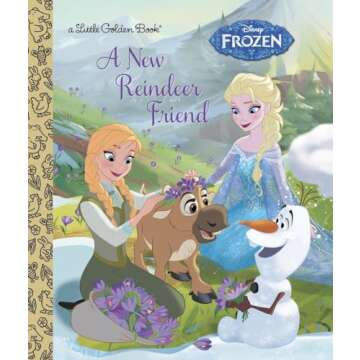 A New Reindeer Friend (Disney Frozen) (Little Golden Book)